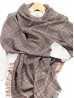 Madras Plaid Blanket Scarf